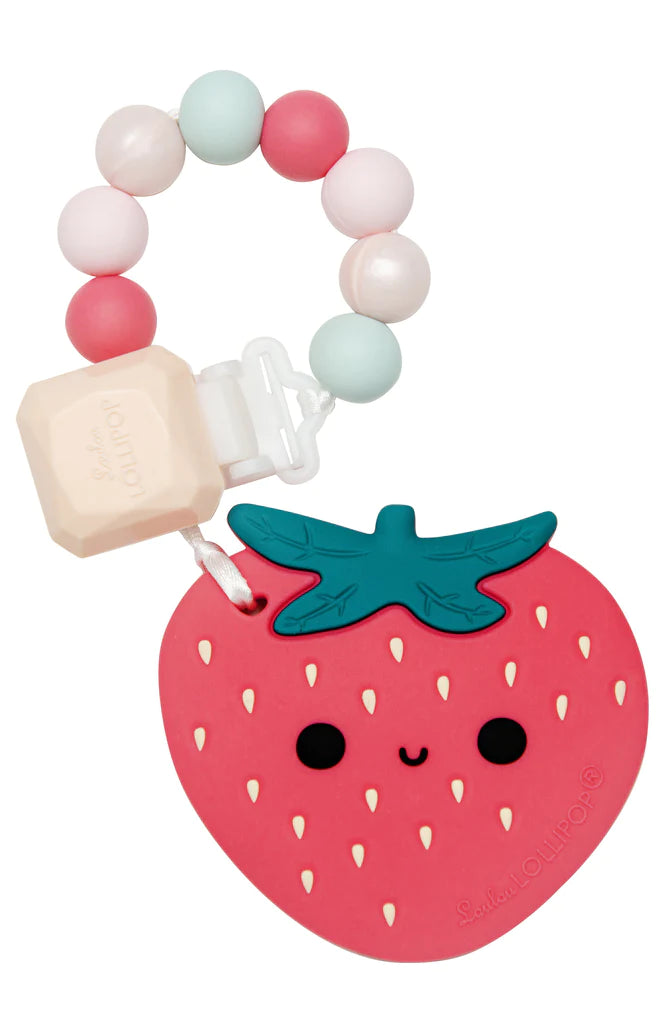 Teether Set-Strawberry - Hello Kids Baby Store