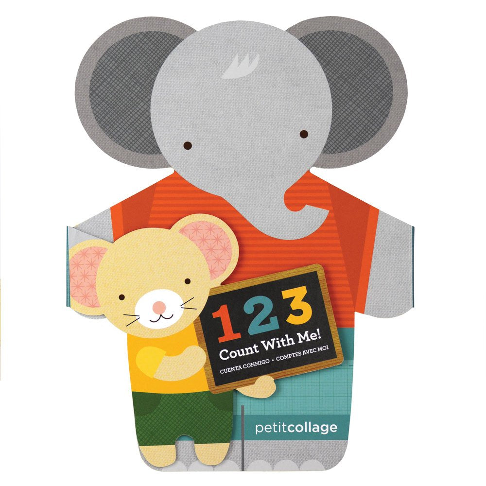 Petit Collage 123 Count with Me! Board Book - Hello Kids Baby Store