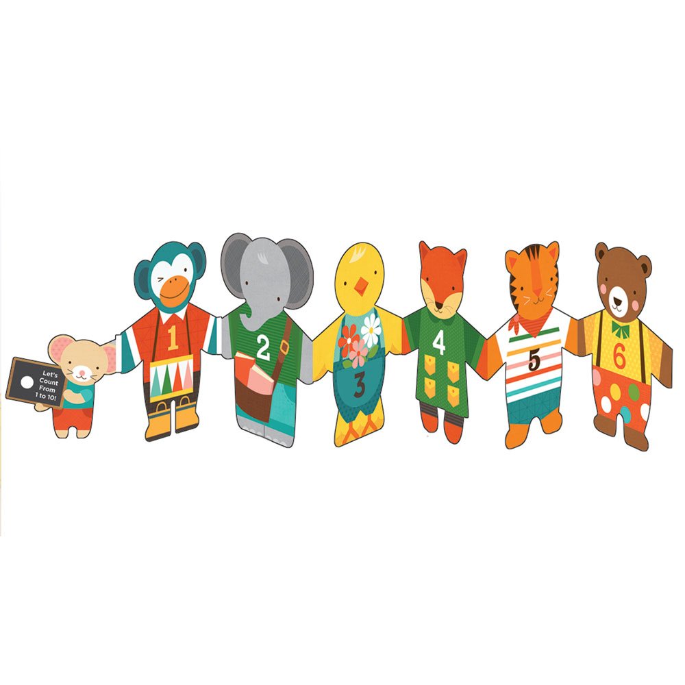 Petit Collage 123 Count with Me! Board Book - Hello Kids Baby Store