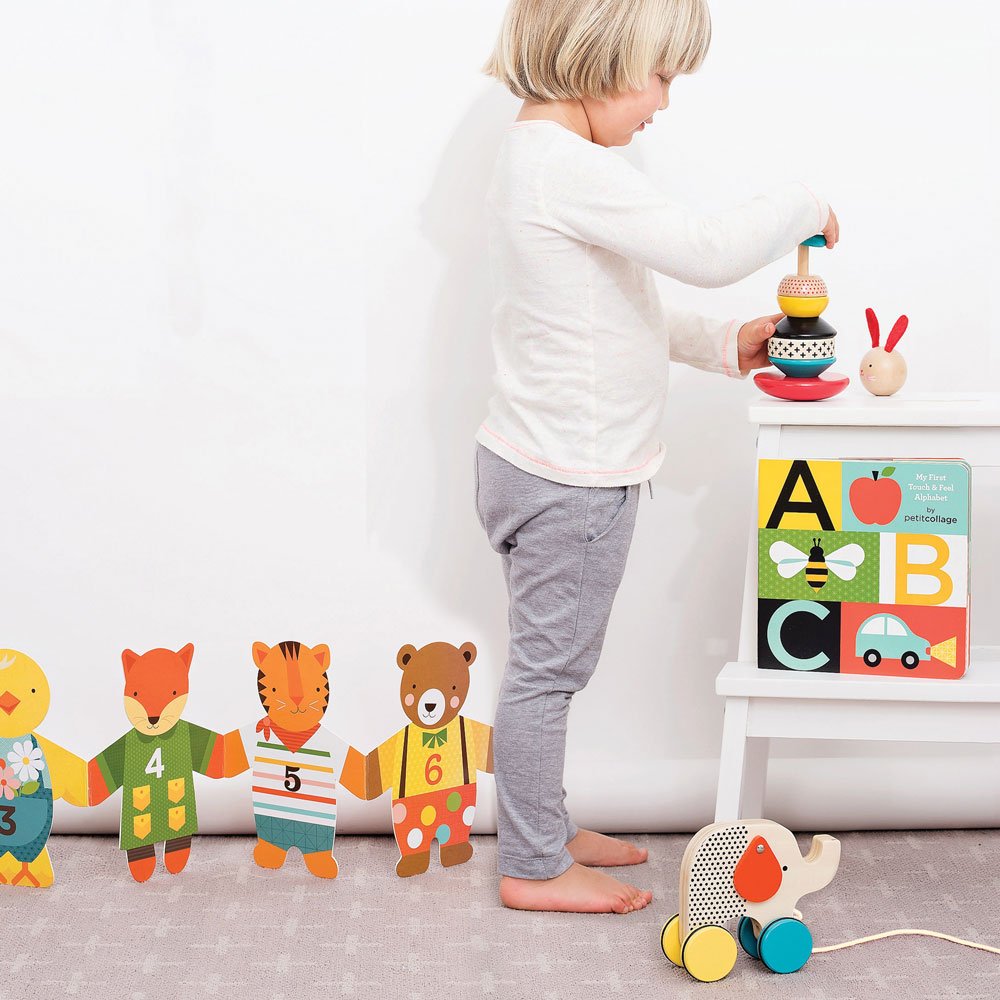 Petit Collage 123 Count with Me! Board Book - Hello Kids Baby Store