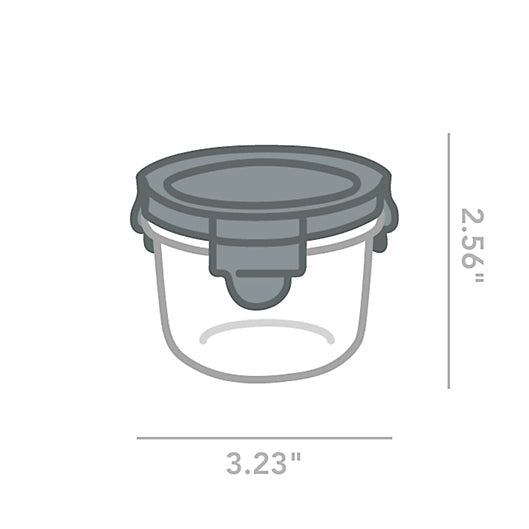 Wean Green® 6 oz tempered glass bowl 5.4oz 160ml - Hello Kids Baby Store