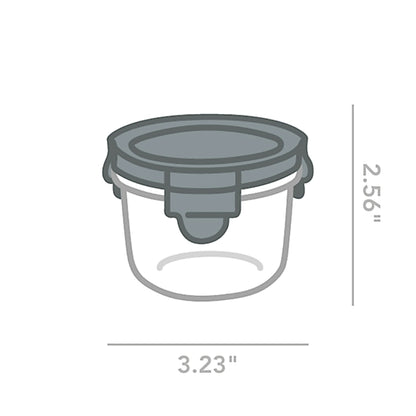 Wean Green® 6 oz tempered glass bowl 5.4oz 160ml - Hello Kids Baby Store