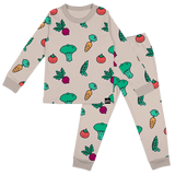 Kawaii Vegetables Allover Print Pyjama Set - Hello Kids Baby Store