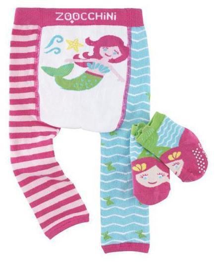 ZOOCCHINI Crawler Legging/Sock Set Mermaid - Hello Kids Baby Store